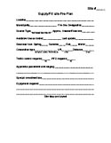 TurboDraft Supply Fill Site Preplan Worksheet