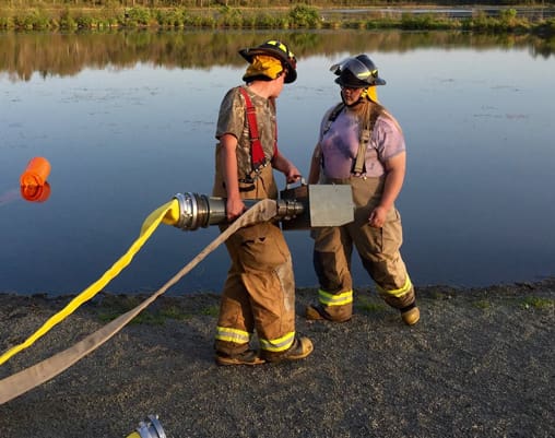 Meridian Fire Training Solutions LLC with TurboDraft Fire Eductor.